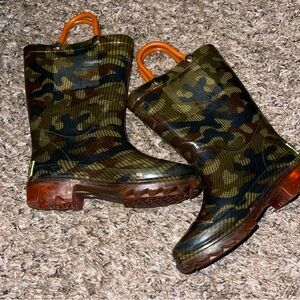 Kids Camouflage Rain Boots